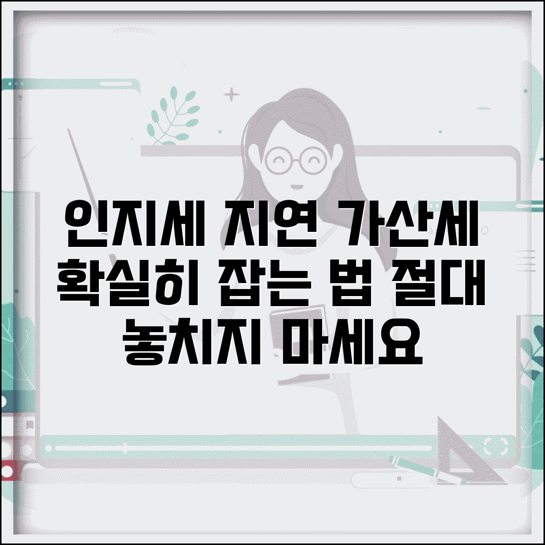 인지세 납부지연 가산세 | 인지세 납부 지연 시 가산세 계산