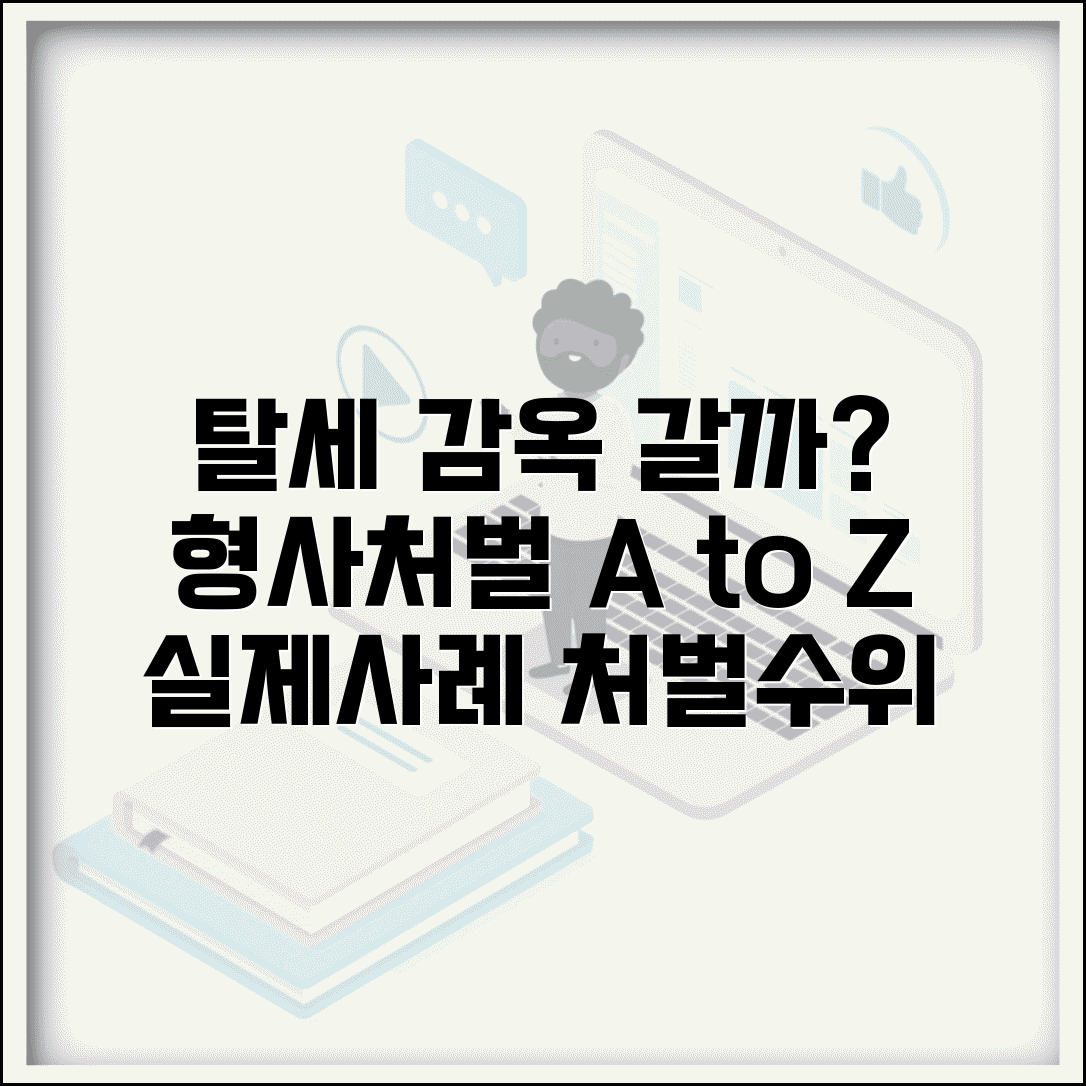 세금 탈세 형사처벌 안내 | 탈세 사례 및 처벌 수위 이해하기