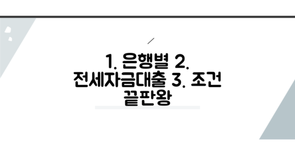 은행별 전세자금대출 비교 분석