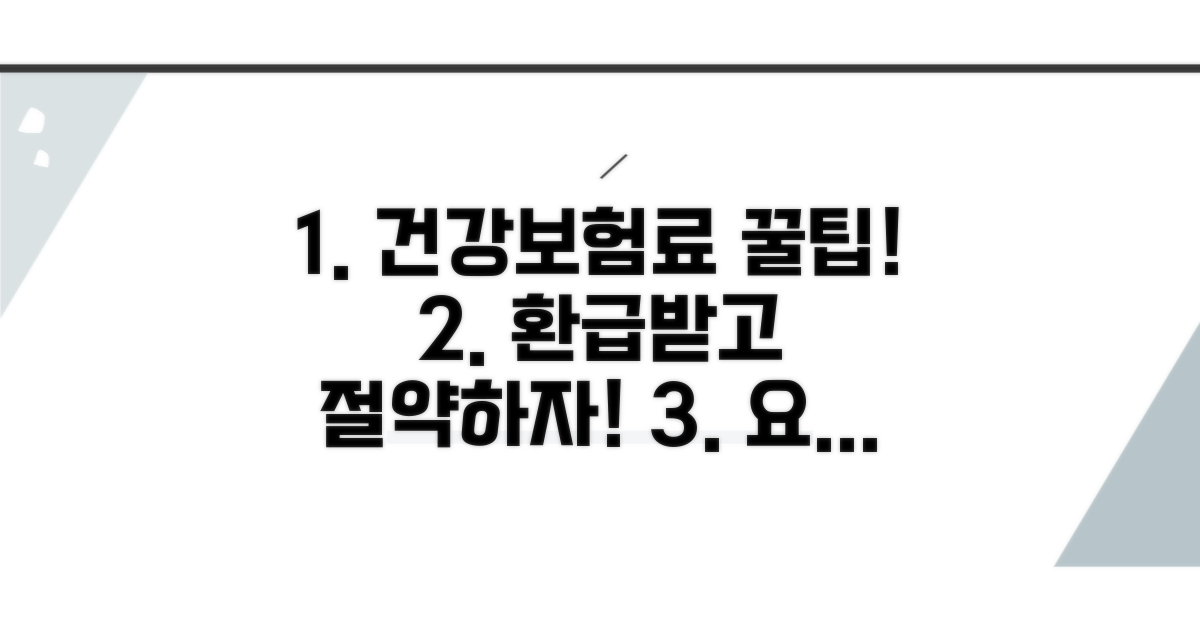 건강보험 본인부담금 절약법