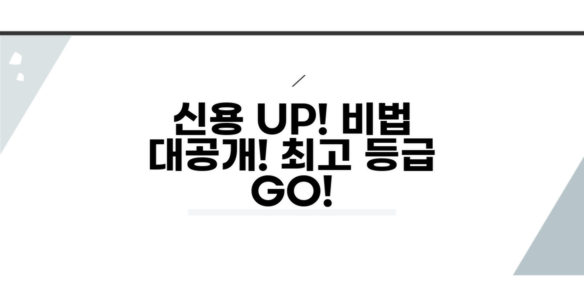 실전 노하우로 신용등급 상승