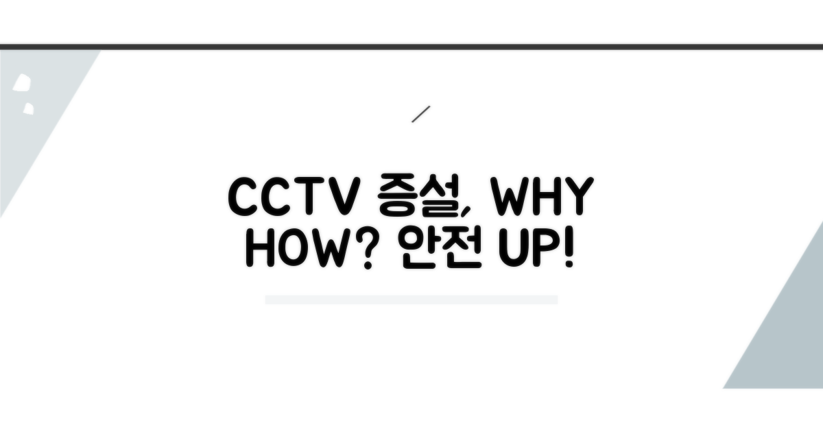 CCTV 증설 효과와 필요성