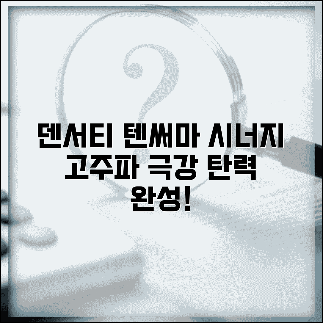 덴서티 텐써마 시너지 효과와 더블 고주파 원리