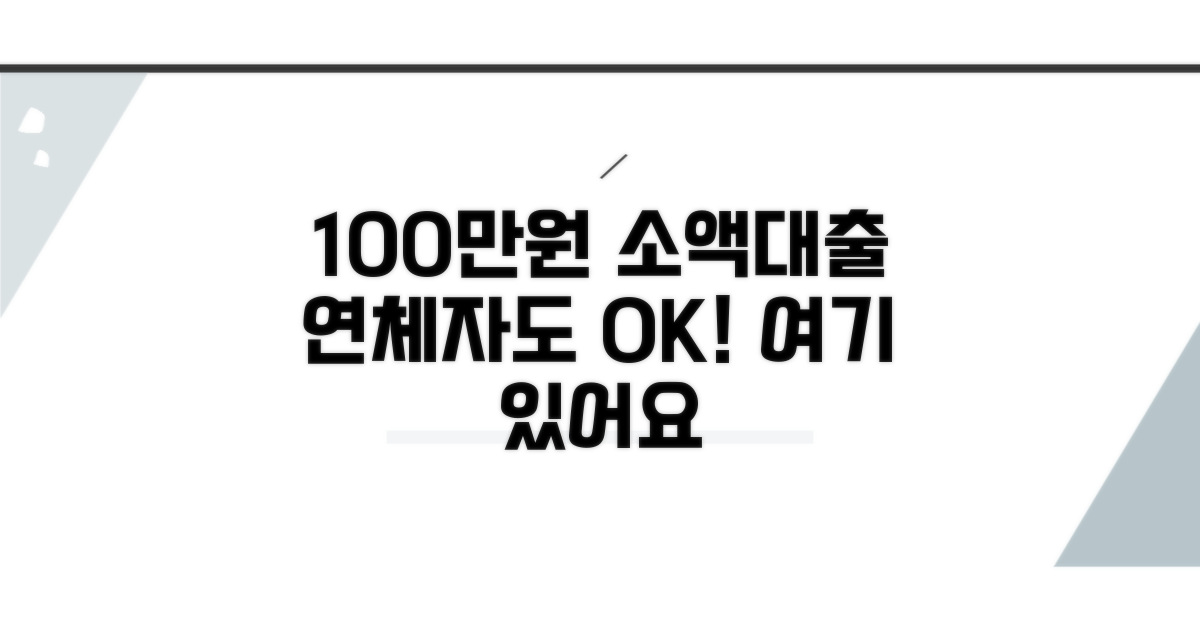 100만원 소액대출, 연체자도 가능한 곳 찾기