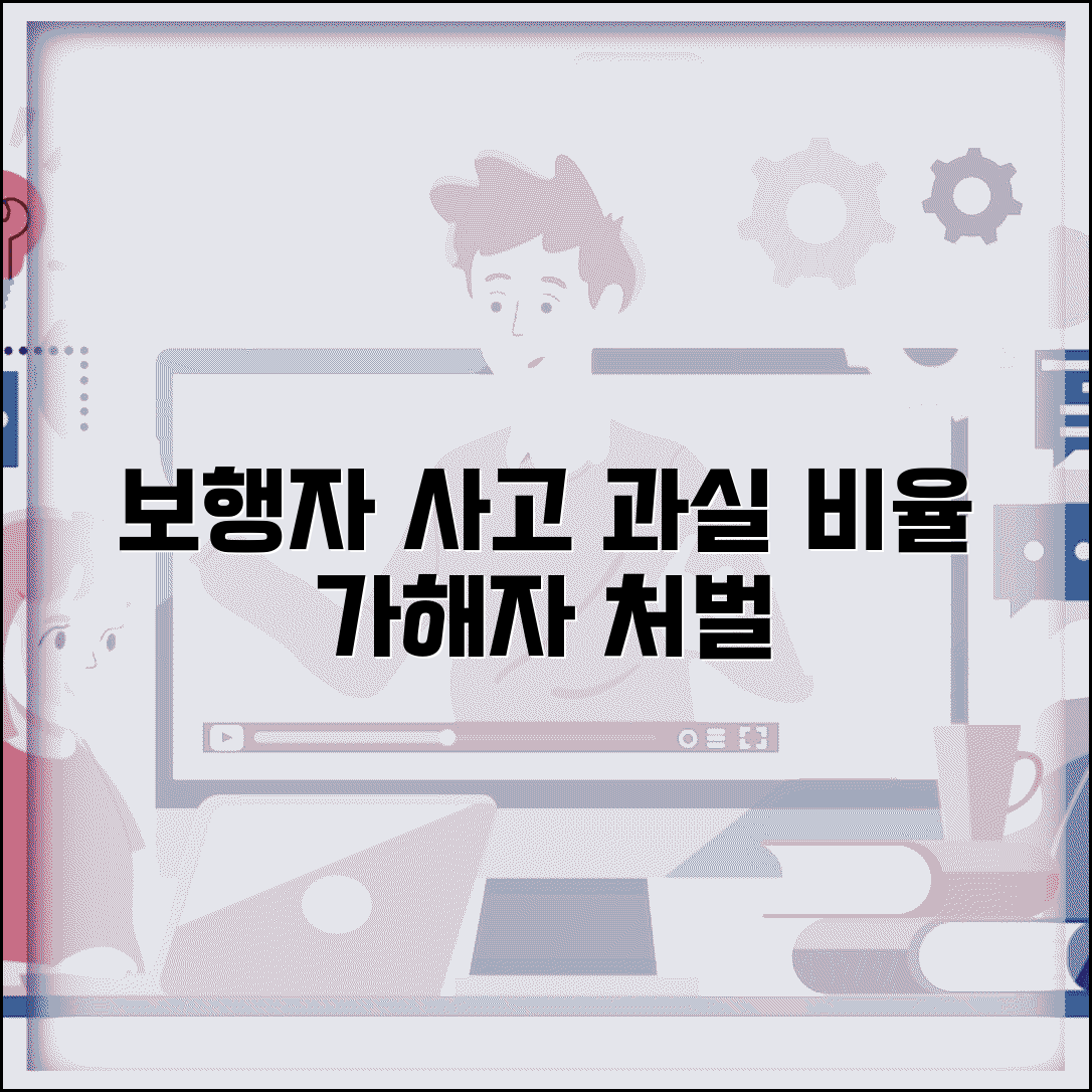 보행자 사고 처리법 과실 비율 및 가해자 처벌 기준