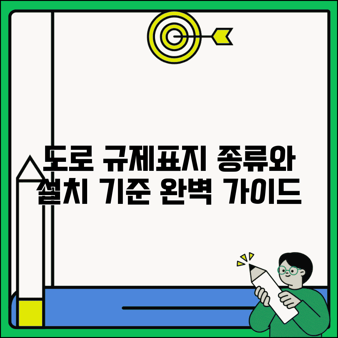 도로 규제표지 종류와 설치 기준 가이드