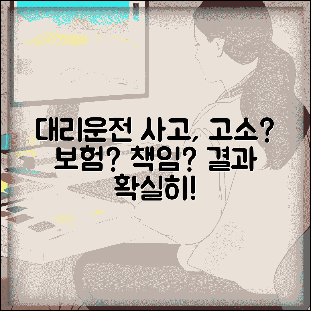 대리운전 사고 고소당했을 때 보험 처리와 법적 책임