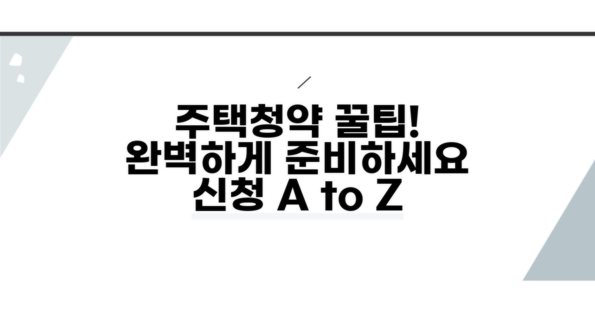 주택청약 신청 방법 완전 정복