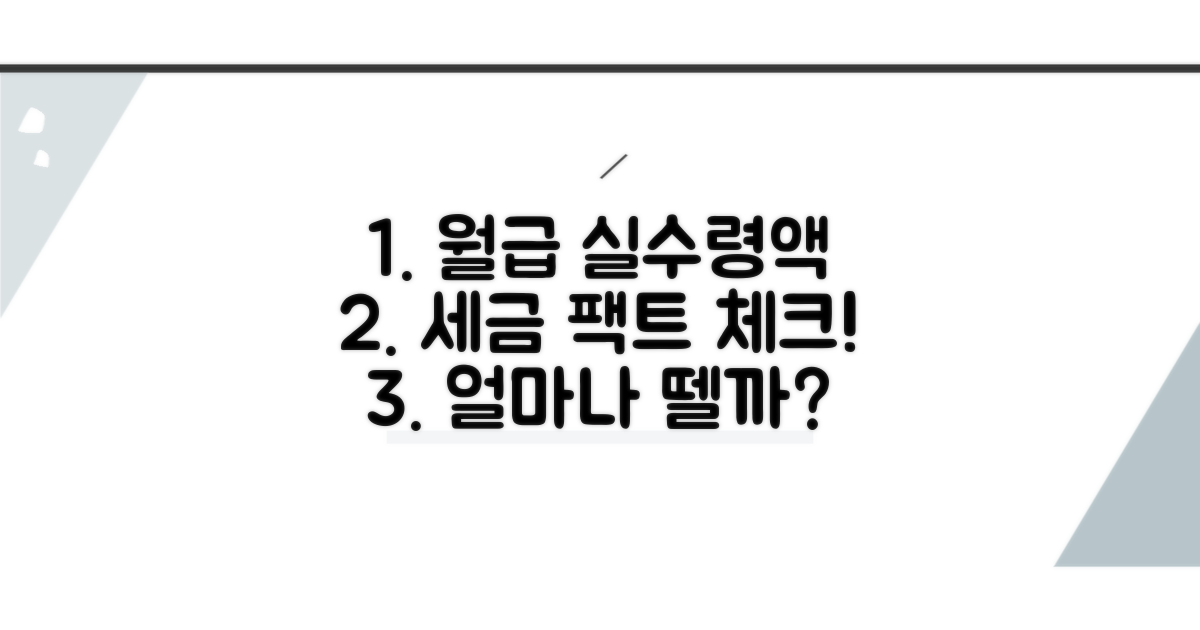 실제 수령액, 세금 얼마나 뗄까?