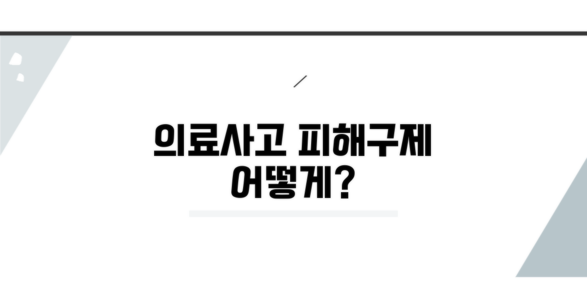 의료사고 피해구제, 어떻게 시작할까?