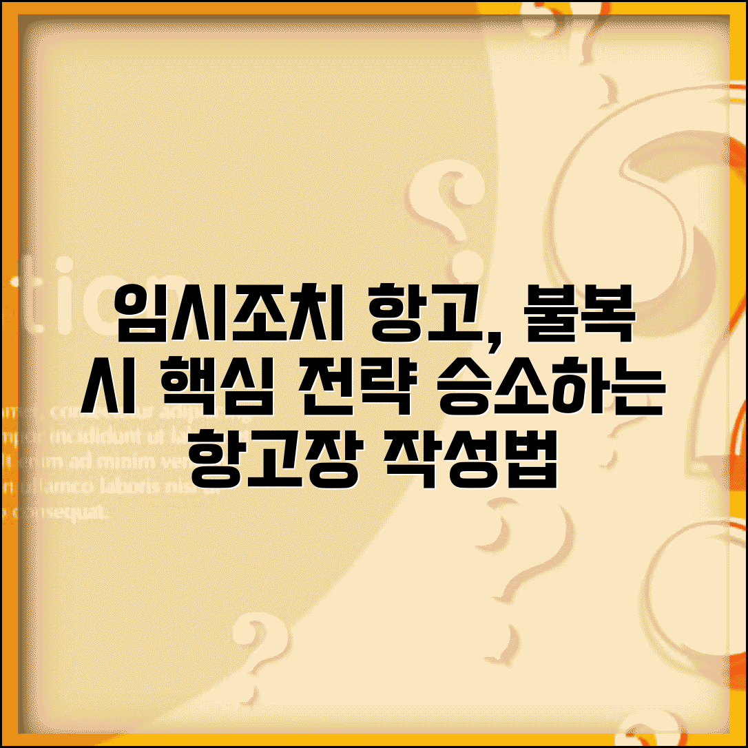 임시조치 항고 절차 가이드 | 결정 불복 시 항고장 작성법 및 심리 과정 총정리