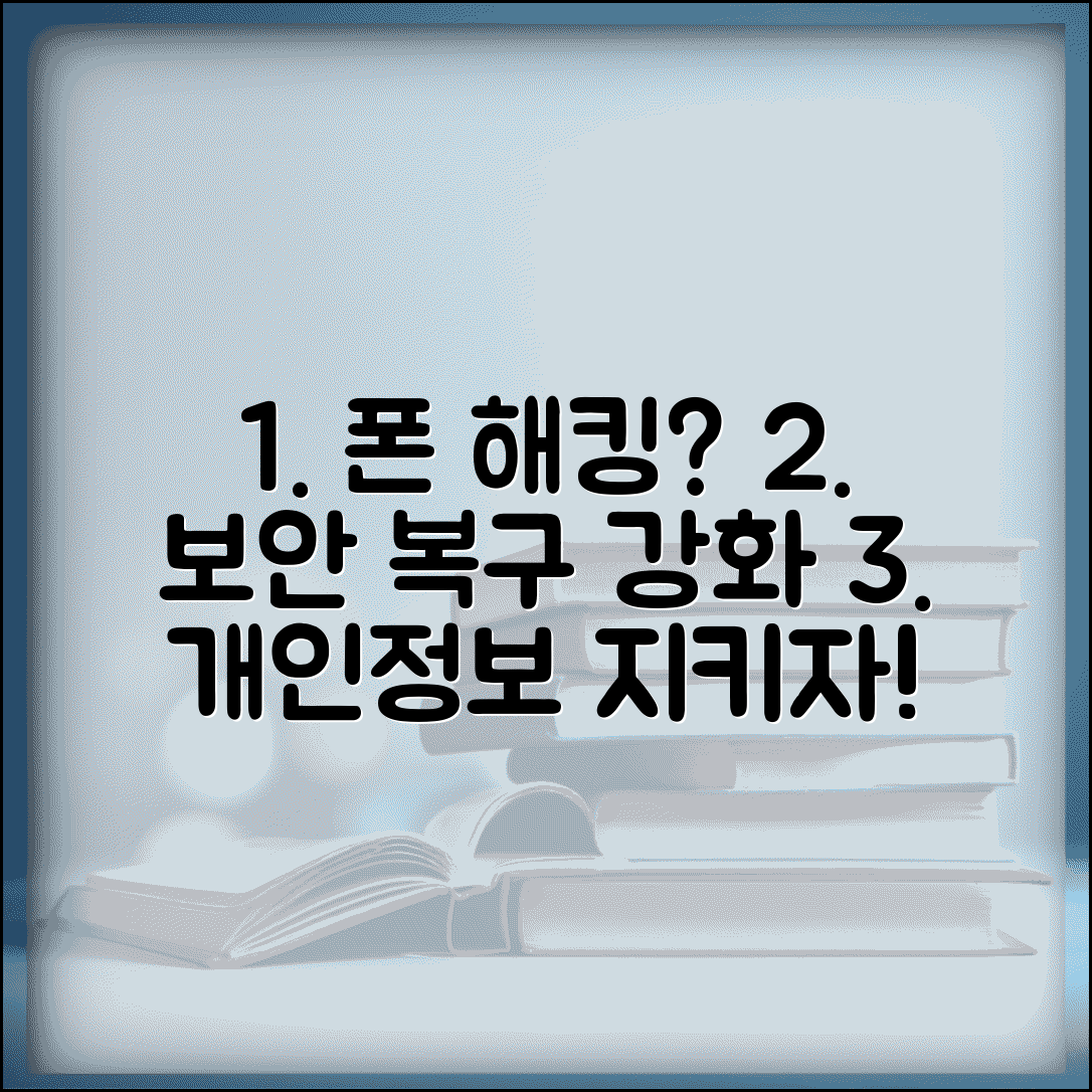 휴대폰 해킹 대처법 보안 복구 | 개인정보 유출 막고 계정 보안 강화하는 방법