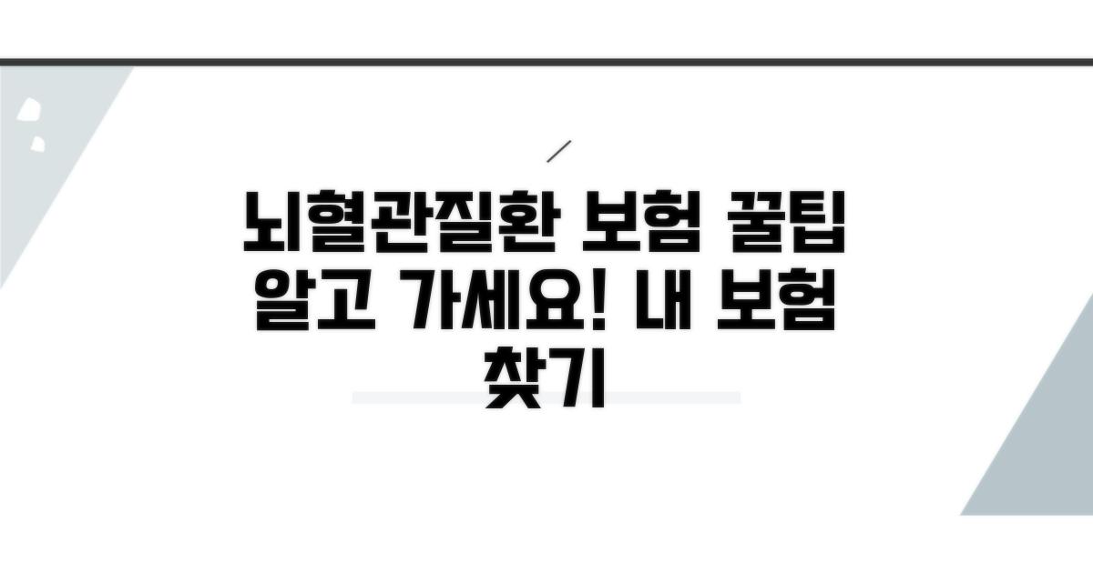 뇌혈관질환 위험군 보험 기준 완벽 분석
