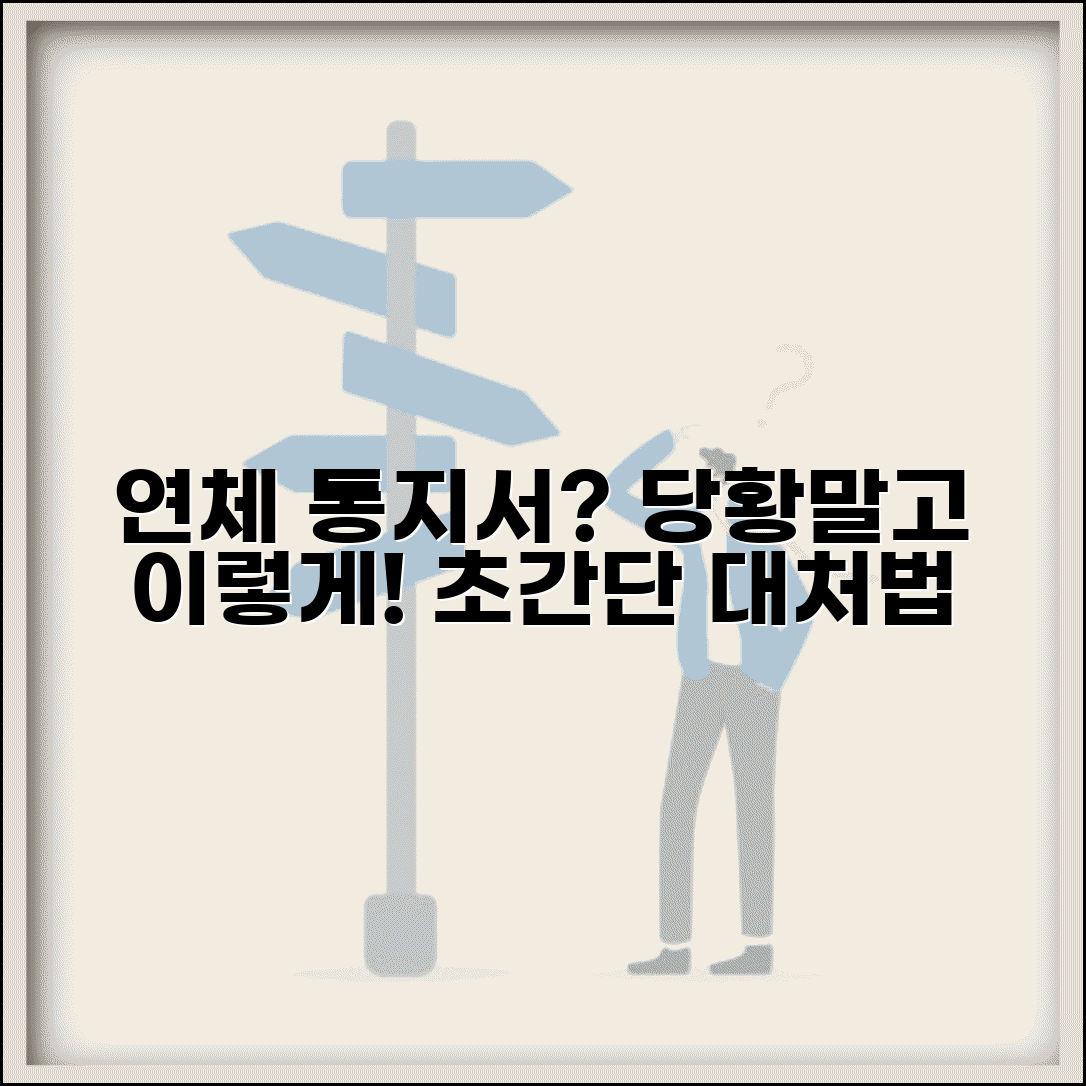 연체 사실 통지서 받았을 때 | 연체 안내문 받으면 대처 방법