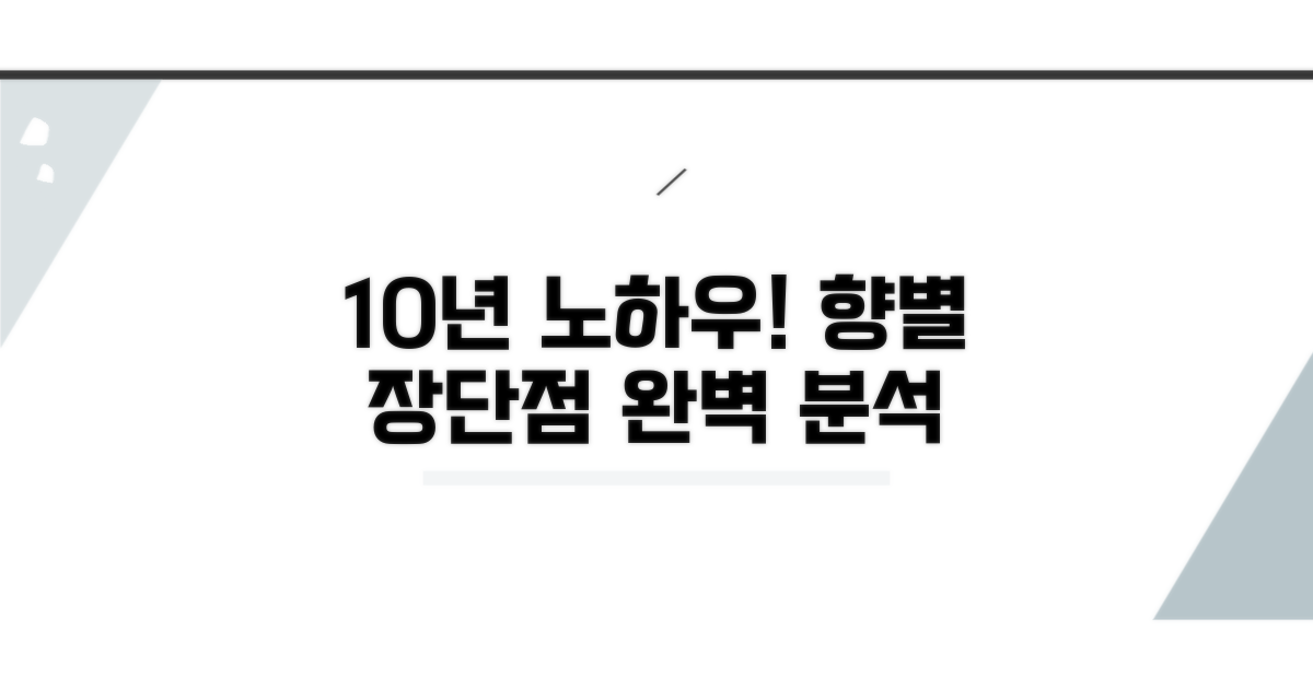 향별 장단점, 10년 경험으로 짚어드립니다