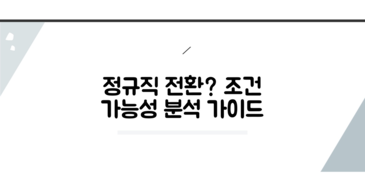 정규직 전환, 조건과 가능성 분석