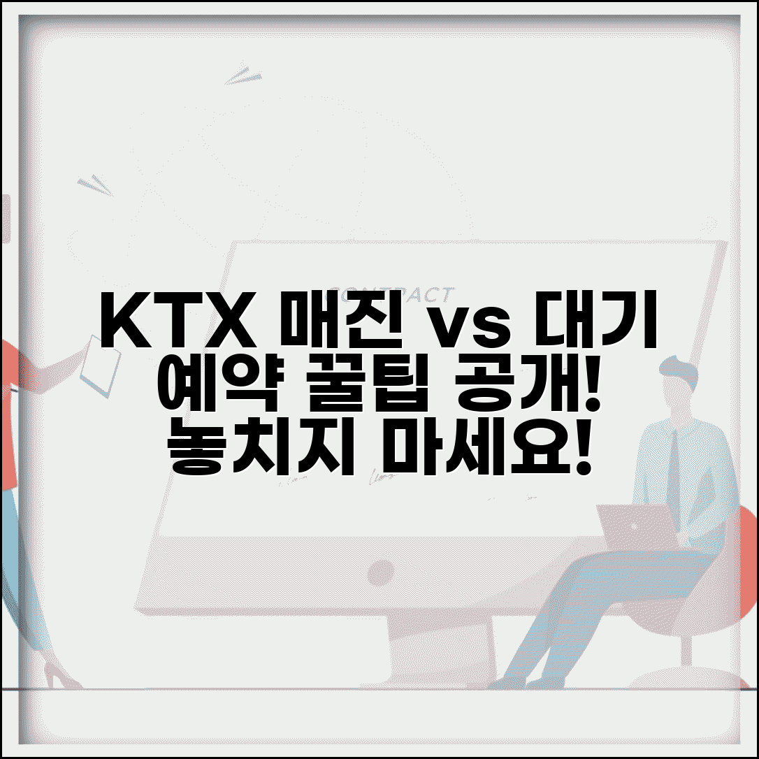 KTX 예약대기 매진 차이점 | 기차표 예약대기와 매진 구별법