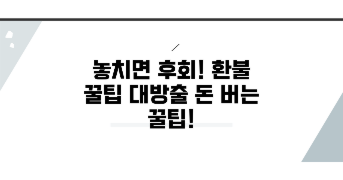 놓치면 손해! 환불 꿀팁 모음