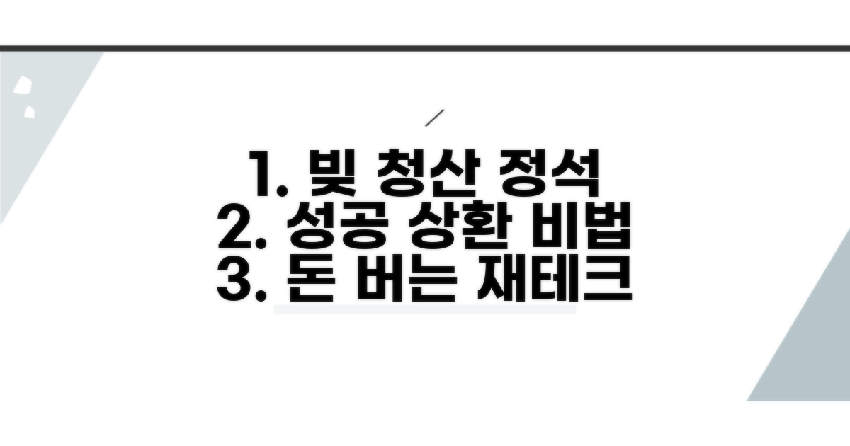 상환 계획 성공을 위한 추가 팁