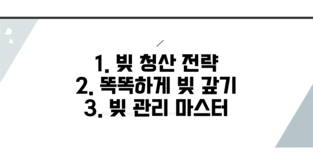 차입금 상환 계획 기본기 다지기