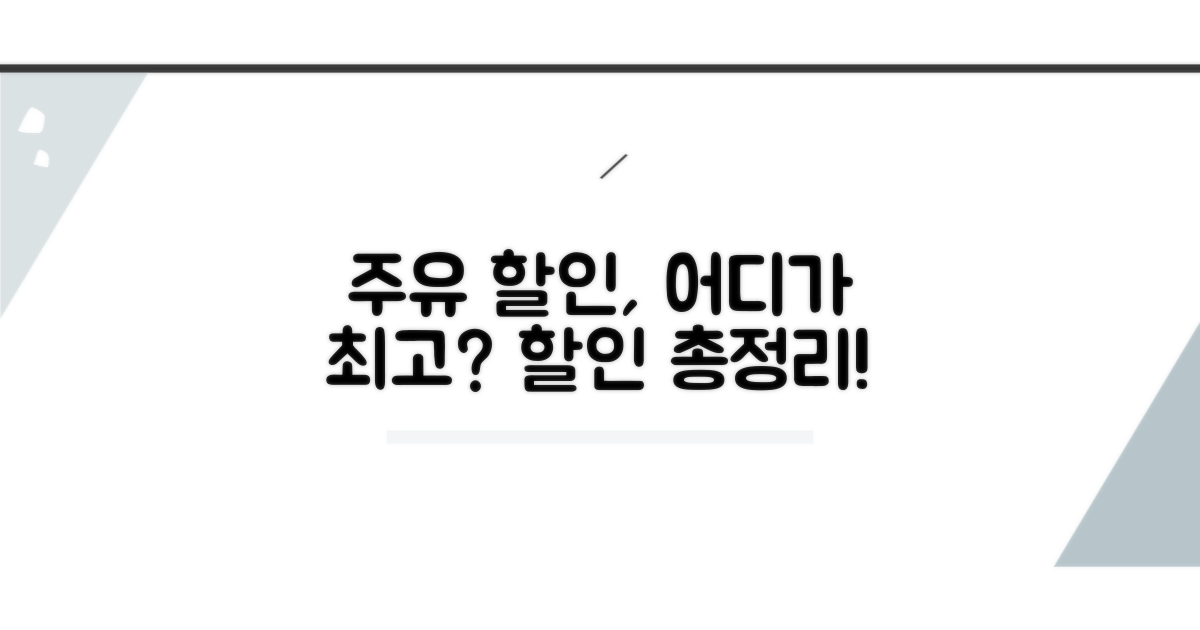 주유 할인, 어떤 주유소 이용해야 할까?