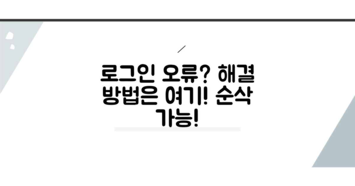 로그인 인증 오류 해결 방법