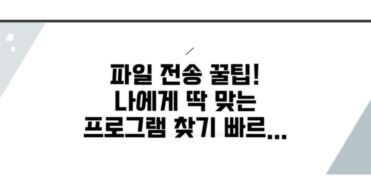 내게 맞는 파일 전송 프로그램 고르기