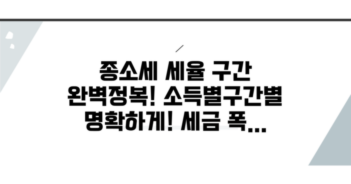 종합소득세 구간별 세율 이해하기