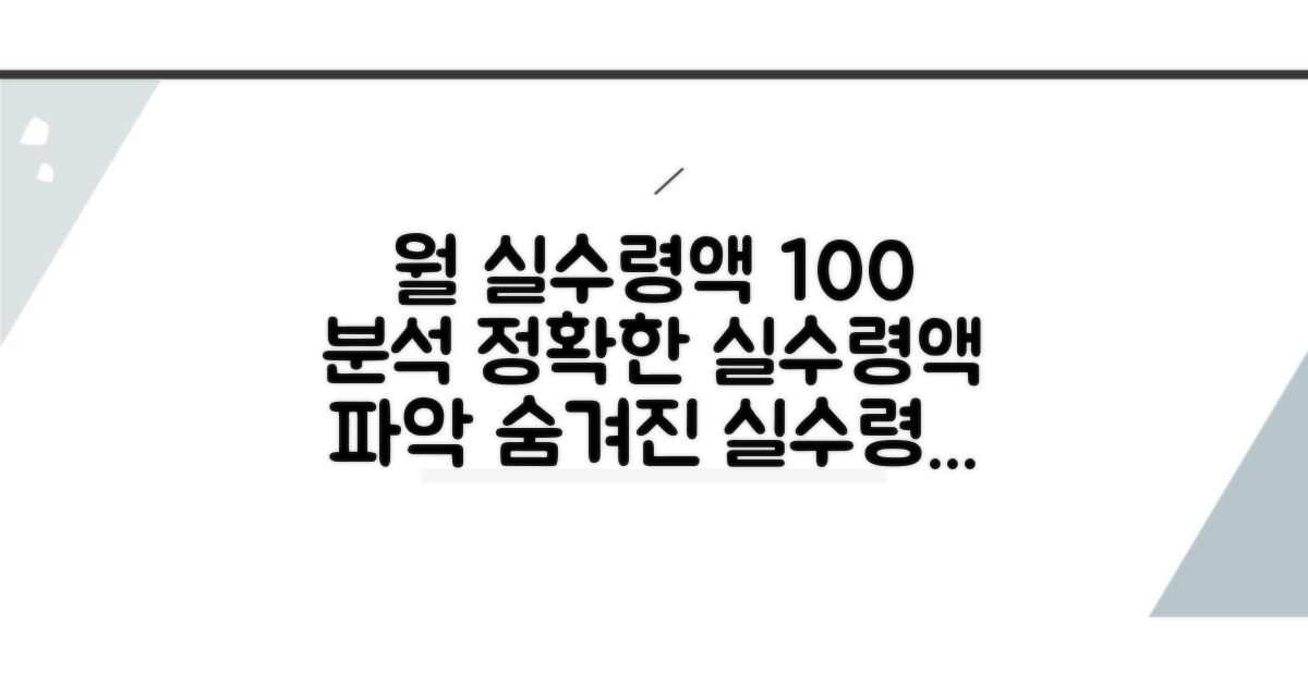 월 실수령액, 조건 완전 분석