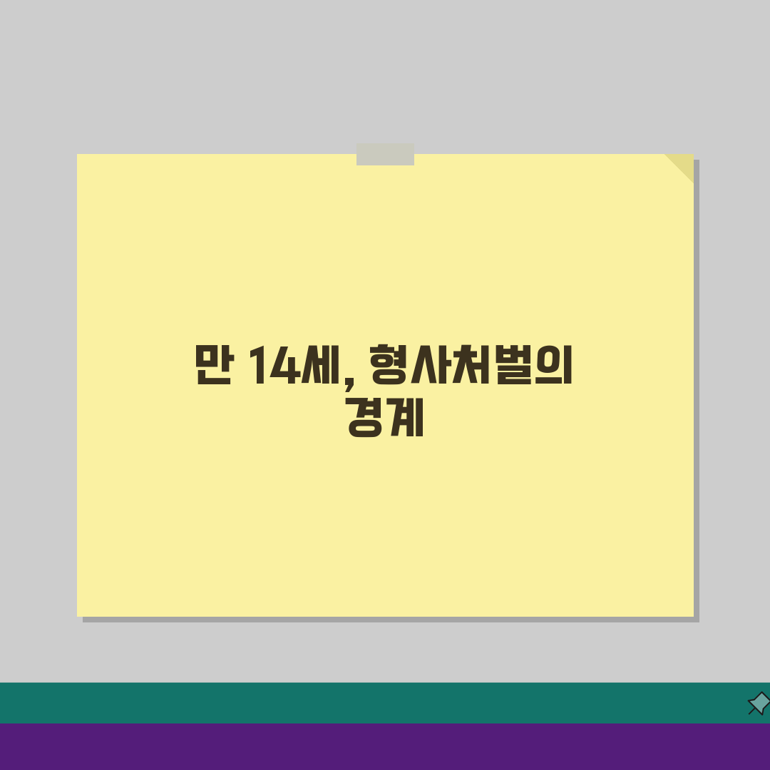 형사처벌 나이, 만 14세 기준은? 촉법소년 제도와 연령별 처벌 총정리