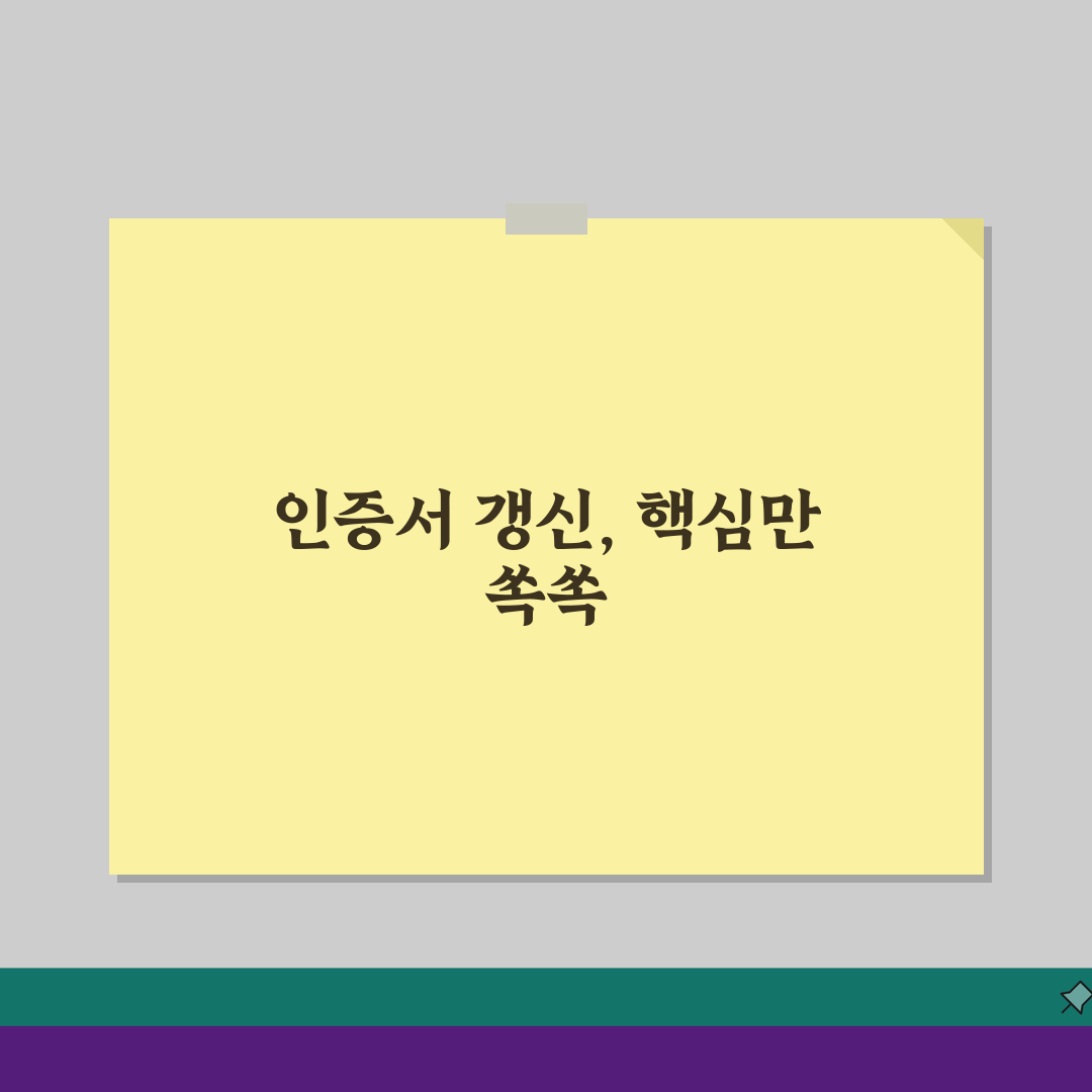 인증서 갱신 프로세스, 만료 전 준비/절차부터 비용까지 확인하세요