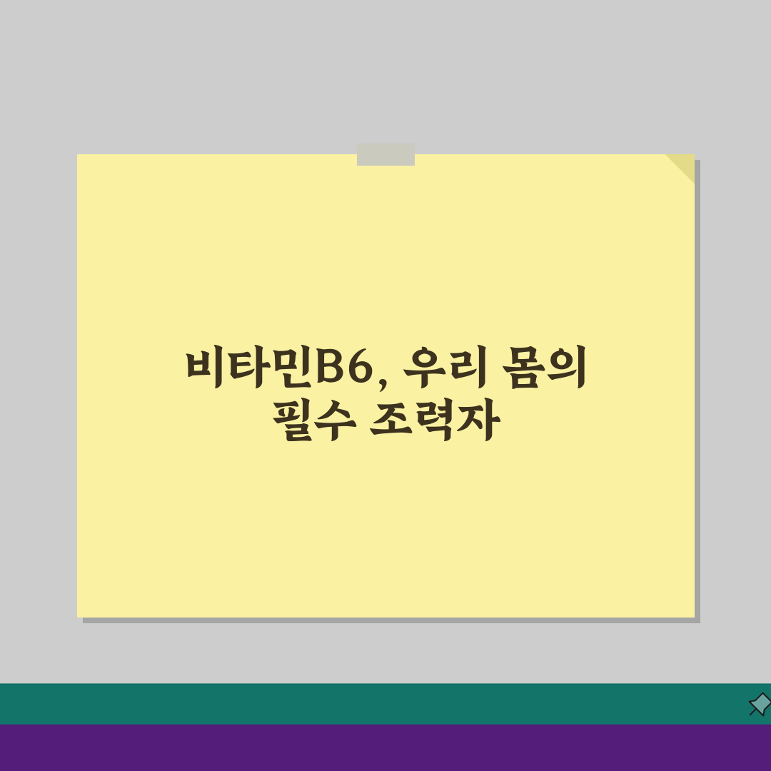 비타민B6 피리독신 수치 정상범위 총정리: 결핍, 과잉, 말초신경병증 핵심 파헤치기